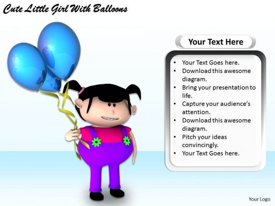 Stock Photo Business Strategy And Policy Cute Little Girl With Balloons Stock Images Stock Photo Business Strategy And Policy Cute Little Girl With Balloons Stock Images