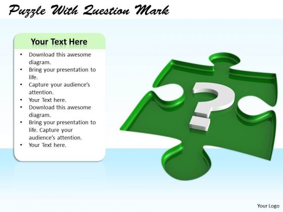 Stock Photo Business Strategy And Policy Puzzle With Question Mark Stock Photo Business Strategy And Policy Puzzle With Question Mark