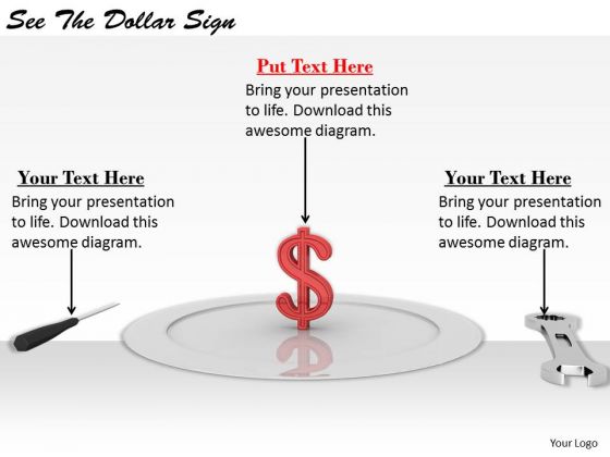 Stock Photo Business Strategy Concepts See The Dollar Sign Image Stock Photo Business Strategy Concepts See The Dollar Sign Image