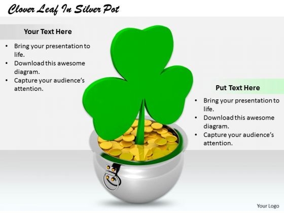 Stock Photo Business Strategy Consultant Clover Leaf Silver Pot Clipart Stock Photo Business Strategy Consultant Clover Leaf Silver Pot Clipart