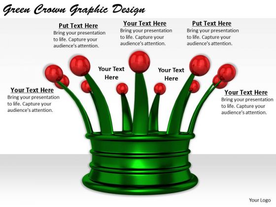 Stock Photo Business Strategy Consultant Green Crown Graphic Design Pictures