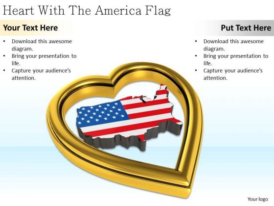 Stock Photo Business Strategy Consulting Heart With The America Flag Images