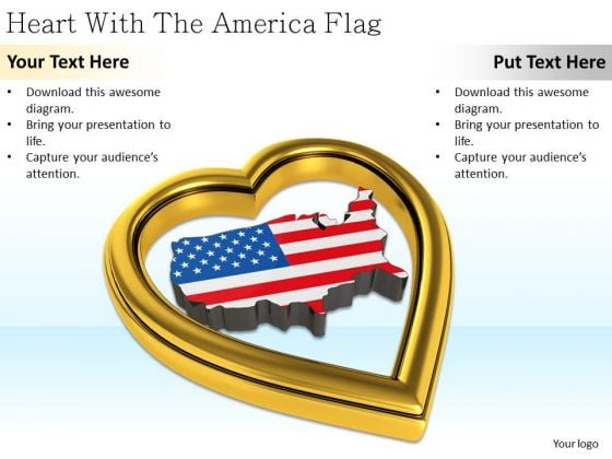 Stock Photo Business Strategy Consulting Heart With The America Flag Images Stock Photo Business Strategy Consulting Heart With The America Flag Images