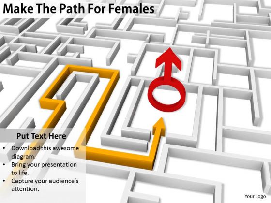 Stock Photo Business Strategy Development Make The Path For Females Photos Stock Photo Business Strategy Development Make The Path For Females Photos