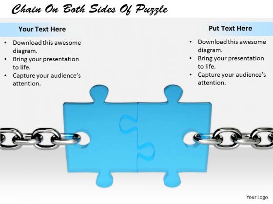 Stock Photo Business Strategy Examples Chain On Both Sides Of Puzzle Images And Graphics Stock Photo Business Strategy Examples Chain On Both Sides Of Puzzle Images And Graphics