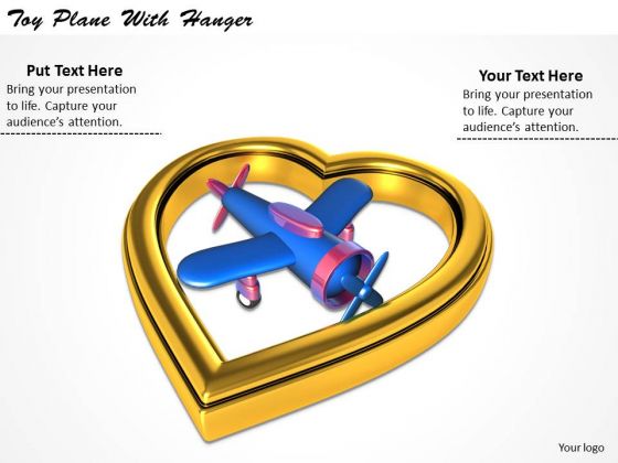 Stock Photo Business Strategy Implementation Toy Plane With Hanger Clipart