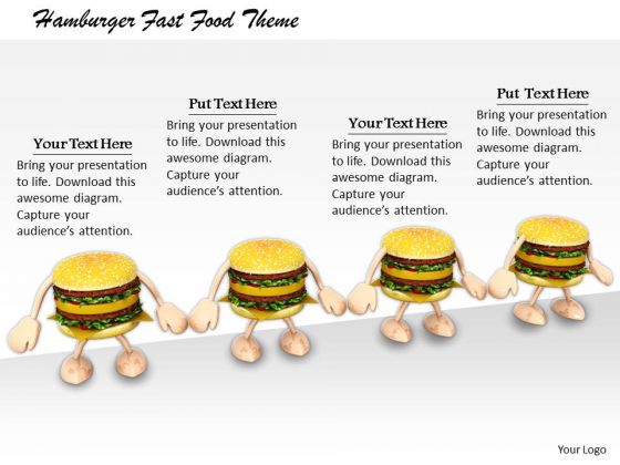 Stock Photo Business Strategy Review Hamburger Fast Food Theme Icons Stock Photo Business Strategy Review Hamburger Fast Food Theme Icons