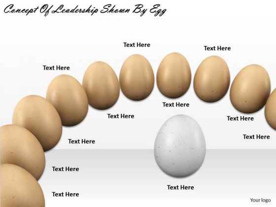 Stock Photo Business Unit Strategy Concept Of Leadership Shown By Egg Images And Graphics