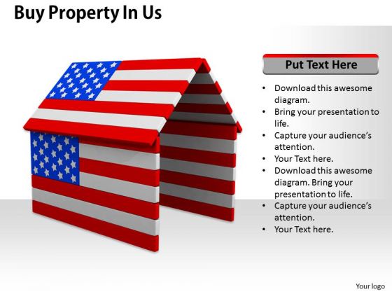 Stock Photo Buy Property In Us PowerPoint Template