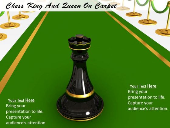 Stock Photo Chess King And Queen On Carpet PowerPoint Template Stock Photo Chess King And Queen On Carpet PowerPoint Template