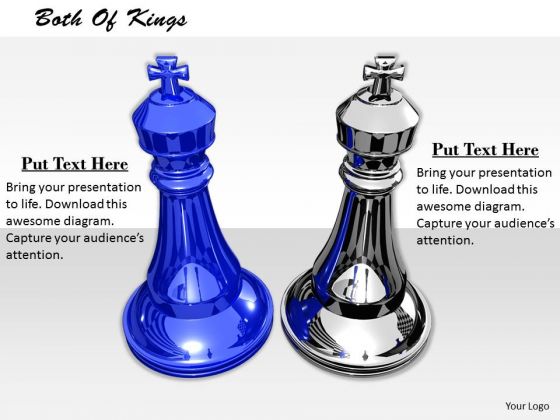 Stock Photo Chess Kings Of Two Teams PowerPoint Slide Stock Photo Chess Kings Of Two Teams PowerPoint Slide