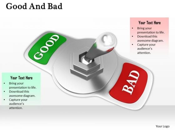 Stock Photo Choose Between Good And Bad PowerPoint Slide Stock Photo Choose Between Good And Bad PowerPoint Slide