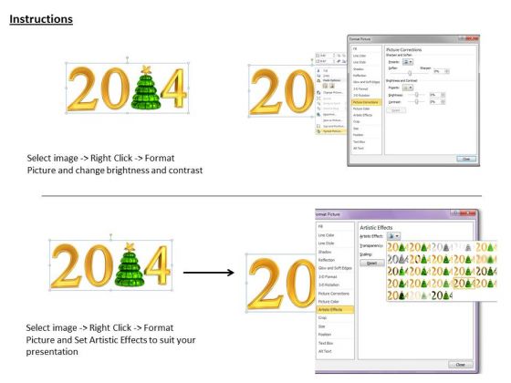 stock_photo_christmas_tree_with_golden_graphic_of_2014_powerpoint_slide_3