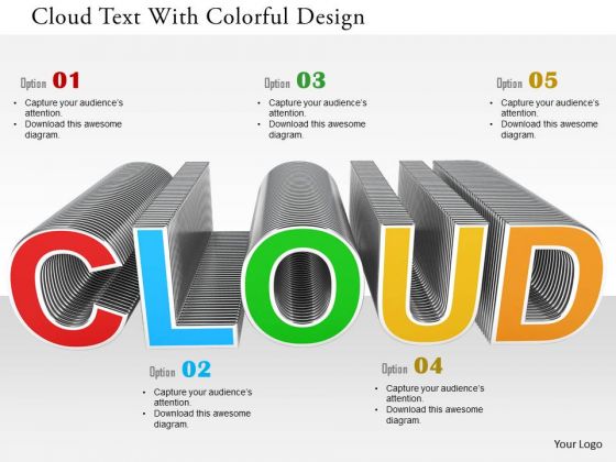 Stock Photo Cloud Text With Colorful Design PowerPoint Slide Stock Photo Cloud Text With Colorful Design PowerPoint Slide