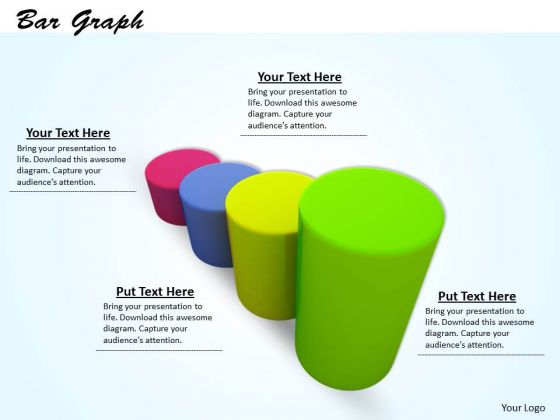 Stock Photo Colorful Bar Graph For Business Result Display PowerPoint Slide Stock Photo Colorful Bar Graph For Business Result Display PowerPoint Slide