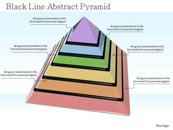 Stock Photo Colorful Pyramid With Growth PowerPoint Slide Stock Photo Colorful Pyramid With Growth PowerPoint Slide