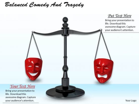 Stock Photo Comedy And Tragedy Balance PowerPoint Slide Stock Photo Comedy And Tragedy Balance PowerPoint Slide