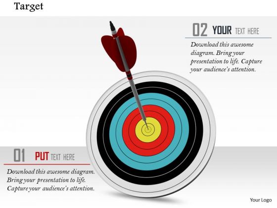 Stock Photo Concept Of Target Achievement Pwerpoint Slide Stock Photo Concept Of Target Achievement Pwerpoint Slide
