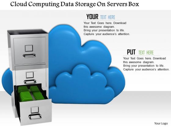 Stock Photo Conceptual Image Of Cloud Storage PowerPoint Slide Stock Photo Conceptual Image Of Cloud Storage PowerPoint Slide