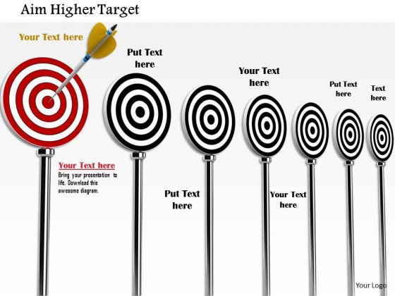 Stock Photo Conceptual Image Of Target Selection PowerPoint Slide