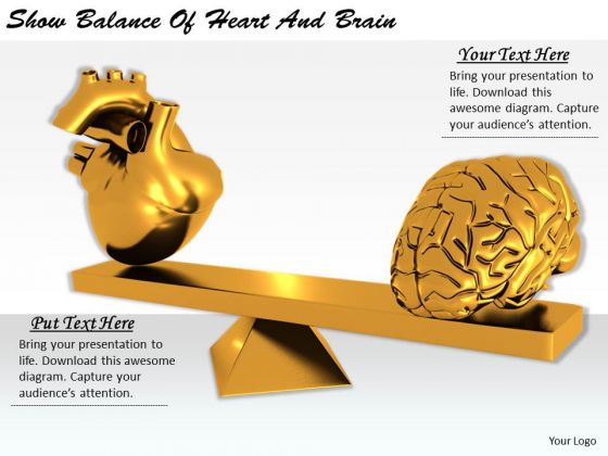 Stock Photo Creative Marketing Concepts Show Balance Of Heart And Brain Business Clipart Images