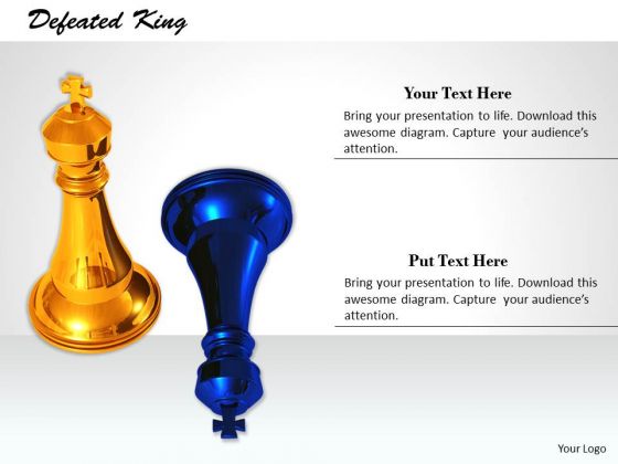 Stock Photo Defeat In Chess Conceptual Image PowerPoint Slide Stock Photo Defeat In Chess Conceptual Image PowerPoint Slide