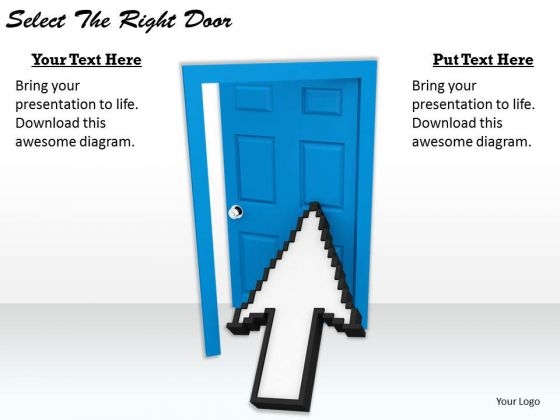 Stock Photo Develop Business Strategy Select The Right Door Clipart Stock Photo Develop Business Strategy Select The Right Door Clipart