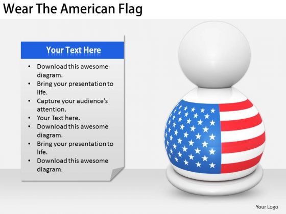 Stock Photo Developing Business Strategy Wear The American Flag Stock Photo Image