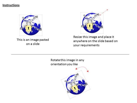 stock_photo_earth_globe_covered_chain_and_lock_image_graphics_for_powerpoint_slide_2
