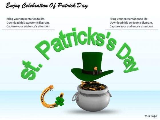 Stock Photo Enjoy Celebration Of Patrick Day PowerPoint Template Stock Photo Enjoy Celebration Of Patrick Day PowerPoint Template