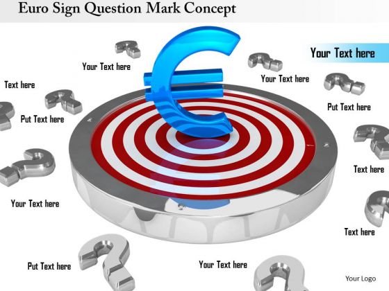 Stock Photo Euro Sign Question Mark PowerPoint Slide Stock Photo Euro Sign Question Mark PowerPoint Slide