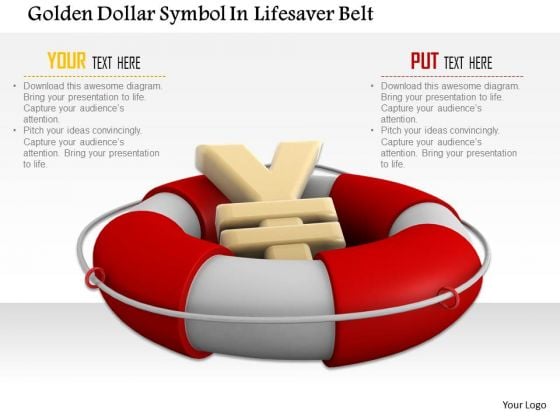 Stock Photo Financial Crisis Concept Yen Symbol In Lifesaver PowerPoint Slide Stock Photo Financial Crisis Concept Yen Symbol In Lifesaver PowerPoint Slide