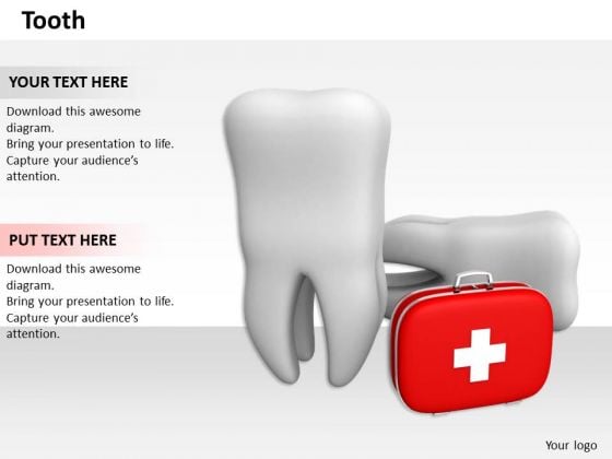 Stock Photo First Aid Kit With Teeth Pwerpoint Slide Stock Photo First Aid Kit With Teeth Pwerpoint Slide