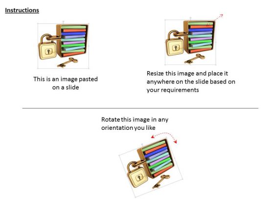stock_photo_folder_with_the_lock_and_key_business_powerpoint_slide_2