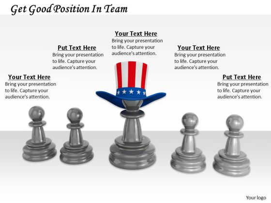 Stock Photo Get Good Position In Team PowerPoint Template Stock Photo Get Good Position In Team PowerPoint Template