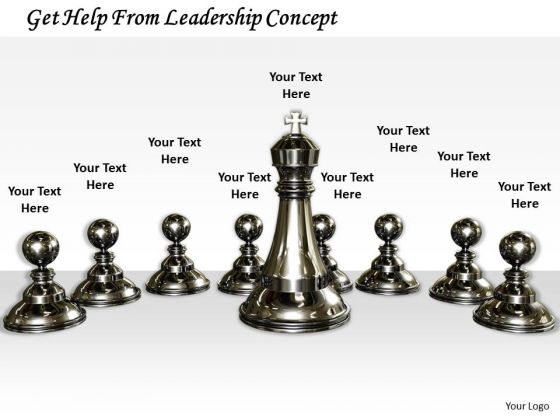 Stock Photo Get Help From Leadership Concept PowerPoint Template Stock Photo Get Help From Leadership Concept PowerPoint Template