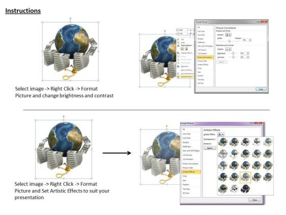 stock_photo_get_the_money_for_world_business_powerpoint_template_3