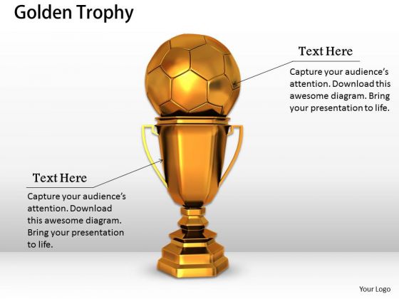 Stock Photo Golden Trophy For Soccer Game PowerPoint Slide Stock Photo Golden Trophy For Soccer Game PowerPoint Slide