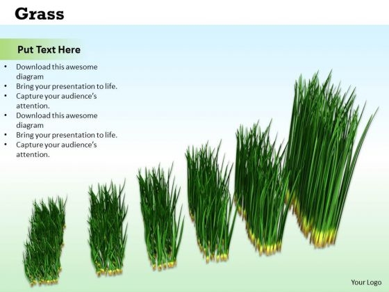 Stock Photo Graph Of Growing Green Grass PowerPoint Slide Stock Photo Graph Of Growing Green Grass PowerPoint Slide