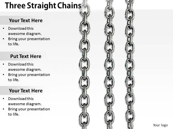Stock Photo Graphic Of Three Steel Chains Pwerpoint Slide Stock Photo Graphic Of Three Steel Chains Pwerpoint Slide