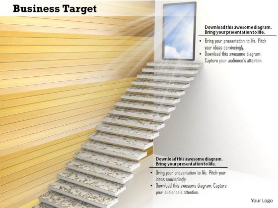 Stock Photo Graphics Of Stairway To The Sky PowerPoint Slide Stock Photo Graphics Of Stairway To The Sky PowerPoint Slide