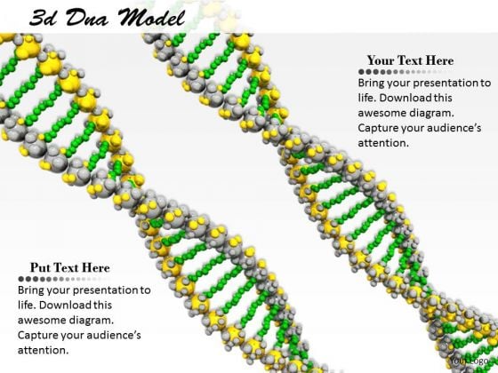 Stock Photo Green And Yellow Dna Design PowerPoint Slide Stock Photo Green And Yellow Dna Design PowerPoint Slide