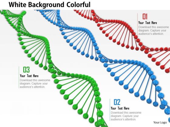 Stock Photo Green Blue Red Dna Strands PowerPoint Slide Stock Photo Green Blue Red Dna Strands PowerPoint Slide