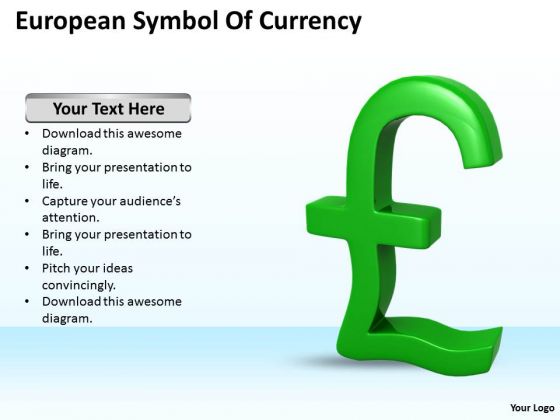 Stock Photo Green Euro Symbol Of Currency PowerPoint Slide Stock Photo Green Euro Symbol Of Currency PowerPoint Slide