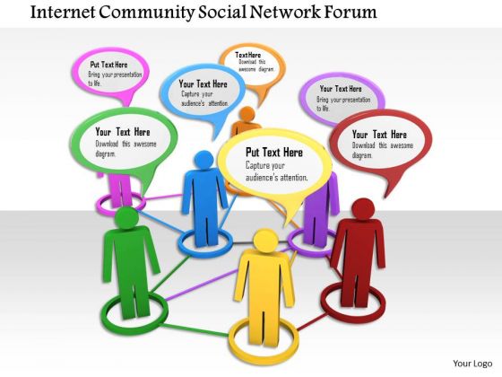 Stock Photo Group Of People For Social Networking PowerPoint Slide Stock Photo Group Of People For Social Networking PowerPoint Slide