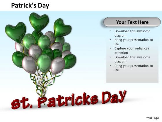 Stock Photo Heart Shape Balloons PowerPoint Slide Stock Photo Heart Shape Balloons PowerPoint Slide