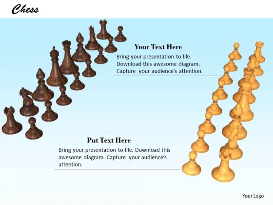 Stock Photo Illustration Of Chess Teams PowerPoint Slide Stock Photo Illustration Of Chess Teams PowerPoint Slide