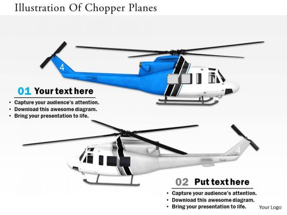Stock Photo Illustration Of Chopper Planes PowerPoint Slide Stock Photo Illustration Of Chopper Planes PowerPoint Slide