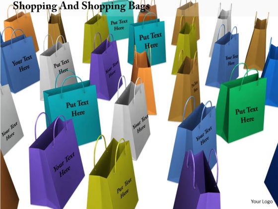 Stock Photo Illustration Of Colorful Shopping Bags PowerPoint Slide Stock Photo Illustration Of Colorful Shopping Bags PowerPoint Slide