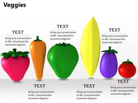 Stock Photo Illustration Of Colorful Vegetables PowerPoint Slide Stock Photo Illustration Of Colorful Vegetables PowerPoint Slide